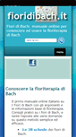 Mobile Screenshot of fioridibach.it